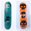 Image 1 : ZERO ORANGE/ GREEN SKATE DECK 8.5"