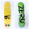 Image 1 : ZERO  YELLOW/ GREEN "ZERO OR DIE"  SKATE DECK