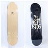 Image 1 : RED DRAGON BLONDE/ BLACK SKATE DECK 8"