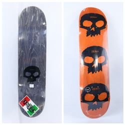 ZERO ORANGE/ GREY SKATE DECK 8.25"