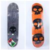 Image 1 : ZERO ORANGE/ GREY SKATE DECK 8.25"