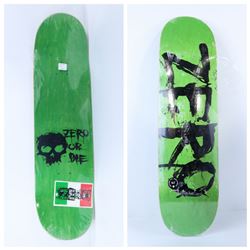 ZERO GREEN SKATE DECK 8.5"