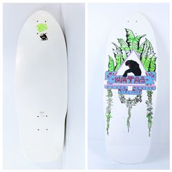 SANTA MONICA AIRLINES WHITE SKATE DECK