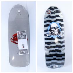 POWELL PERALTA BLACK/ GREY  SKATE DECK 10.0"