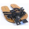 Image 1 : VOLCOM LADIES BLACK CROSSTOWN SANDAL SIZE:6