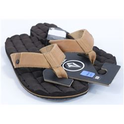 VOLCOM MENS BROWN BOTTOM "RECLINER" LEATHER