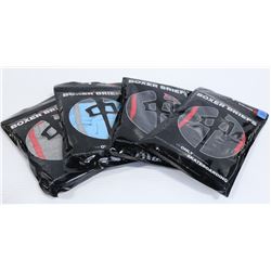 LOT OF 4 RED DRAGON BOXER BRIEFS, SIZE X-LARGE