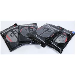 LOT OF 4 RED DRAGON BOXER BRIEFS, SIZE X-LARGE