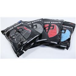 LOT OF 4 RED DRAGON BOXER BRIEFS, SIZE LARGE