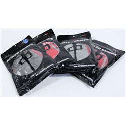 LOT OF 4 RED DRAGON BOXER BRIEFS, SIZE LARGE