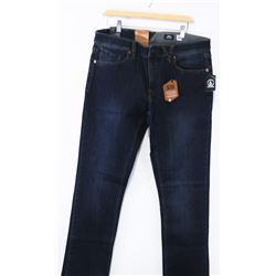 VOLCOM SLIM STRAIGHT CUT STONE MADE MENS JEANS