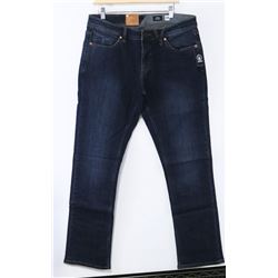 VOLCOM SLIM STRAIGHT CUT STONE MADE MENS JEANS