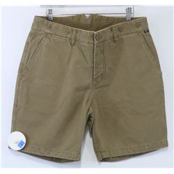 STIKA KHAKI COLOR MENS SHORTS, SIZE 32