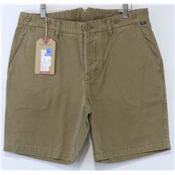 STIKA KHAKI COLOR MENS SHORTS, SIZE 33
