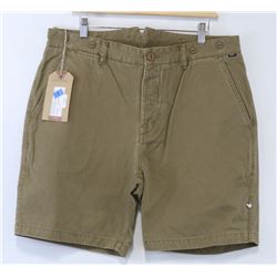 STIKA KHAKI COLOR MENS SHORTS, SIZE 36