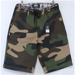 DGK STRETCH CAMOUFLAGE MENS SHORTS, SIZE 32
