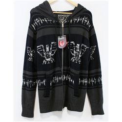 RED DRAGON MENS KNIT HOODIE SIZE L