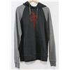 Image 1 : RED DRAGON GREY W/RED EMBLEM  PULL OVER HOODIE