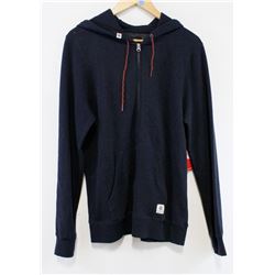ELEMENT NAVY BLUE MENS ZIP UP HOODIE