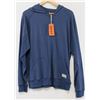 Image 1 : DEUS BLUE LIGHTWEIGHT ZIP UP HOODIE SIZE L