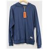 Image 1 : DEUS BLUE LIGHTWEIGHT ZIP UP HOODIE SIZE XL