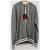 Image 1 : RED DRAGON MENS GREY WITH WHITE TRIM ZIP UP HOODIE