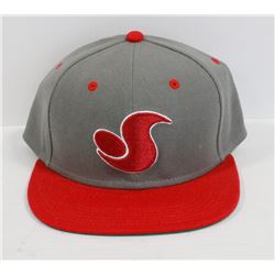 RED AND GREY DVS SNAP BACK BALL CAP