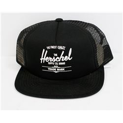 HERSCHEL MESH SNAP BACK BLACK HAT