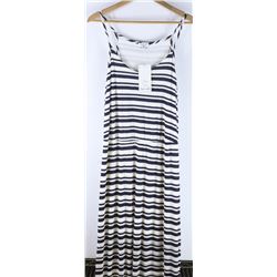 SPLENDID WOMENS NAVY BLUE AND WHITE STRIPED