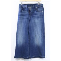 7 FOR ALL MANKIND LADIES WIDE LEG FRINGE BOTTOM