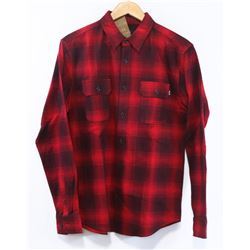 HUFF FREEMAN LONG SLEEVE RED FLANNEL DOUBLE