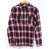 Image 1 : HUFF FOLSOM RED LIGHTWEIGHT PLAID JACKET