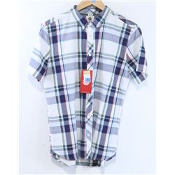 ELEMENT WHITE/GRN/RED/BLUE MENS SHORT SLEEVE