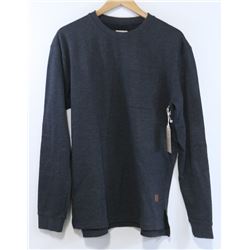 EKUMENIK MENS GREY HEAVY CREW NECK SHIRT SIZE L