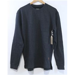 EKUMENIK MENS GREY HEAVY CREW NECK SHIRT SIZE L