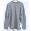 Image 1 : EKUMENIK MENS LIGHT GREY HEAVY CREW NECK SWEATER