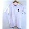 Image 1 : PLUSH MENS WHITE "P" LOGO T-SHIRT SIZE X-LARGE