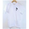 Image 1 : AMERICAN APPAREL WHITE PLUSH "P" TSHIRT SIZE S