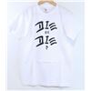 Image 1 : AMERICAN APPAREL WHITE PLUSH "P" TSHIRT SIZE S