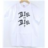 Image 1 : AMERICAN APPAREL WHITE PLUSH "P" TSHIRT SIZE L