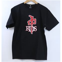 RED DRAGON MENS BLACK RDS LOGO TSHIRT SIZE M