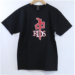 RED DRAGON MENS BLACK RDS LOGO TSHIRT SIZE 2XL