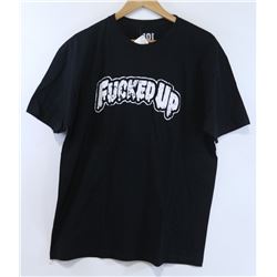1O1 MENS BLACK F#*CKED UP TSHIRT SIZE XL