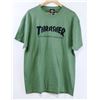 Image 1 : THRASHER MENS OLIVE GREEN TSHIRT SIZE XL
