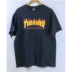 THRASHER MAGAZINE BLACK MENS TSHIRT SIZE XL
