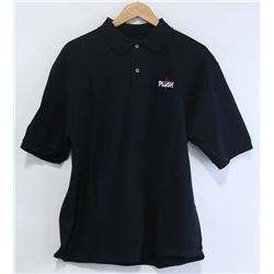 JERZEES PLUSH BLACK MENS POLO SHIRT SIZE L