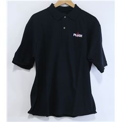 JERZEES PLUSH BLACK MENS POLO SHIRT SIZE L