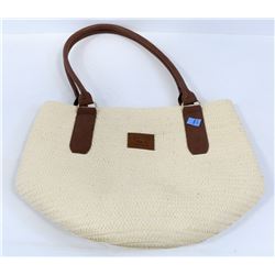 BRIXTON BISMARCK TOTE BAG-NATURAL