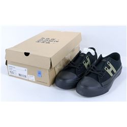 HUFF HUPPER 2 LO BLACK/BLACK MENS SHOES SIZE 10.5