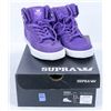 Image 1 : SUPRA KIDS VAIDER PURPLE/WHITE SHOE SIZE 3.5
